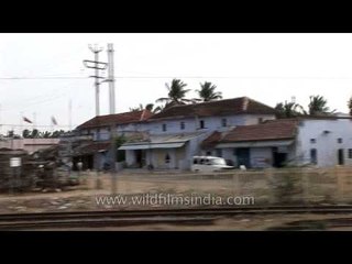 Natural beauty of Kerala seen from a train