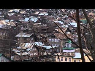 Top angle view of Srinagar - Kashmir