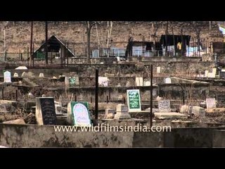 Muslim kabristan in Srinagar - A muslim graveyard