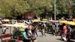 Traffic around Red Fort and Shri Digambar Jain Lal Mandir