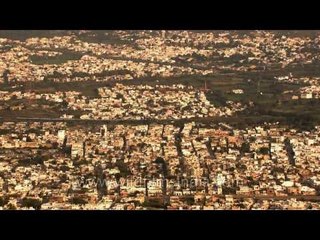 Aerial shots of Ajmer city, Rajasthan
