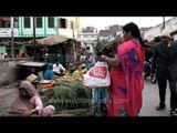 Vegetable market in Udaipur, Rajasthan