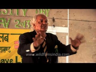 Hari Dang speaks to school students in Uttarakhand