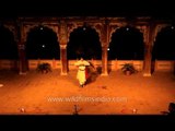 Solo Kathak recital by the dancer of  Repertory Company of Kathak Kendra