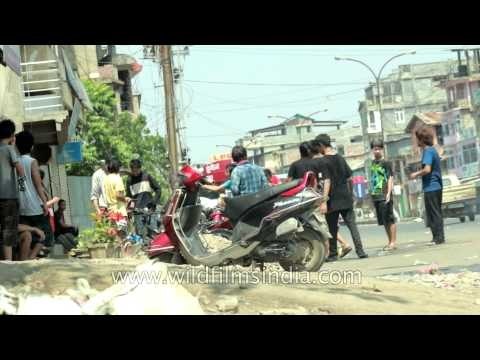 Manipuri Yaoshang is incomplete without colours and water