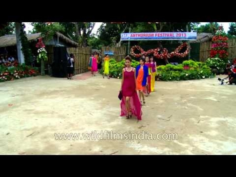 Fashion with an aim to encourage Anthurium cultivation, Mizoram