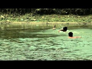 First time ever! Duck catching competition in Manipur