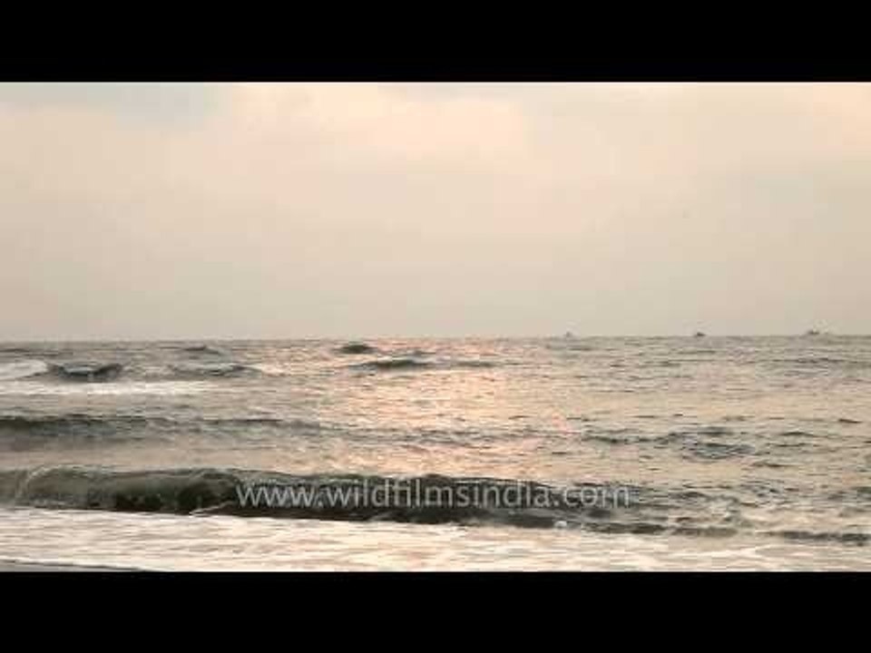 View of Arabian sea from Fort Cochin beach