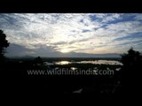 Time lapse of clouds moving over Loktak Lake, Manipur