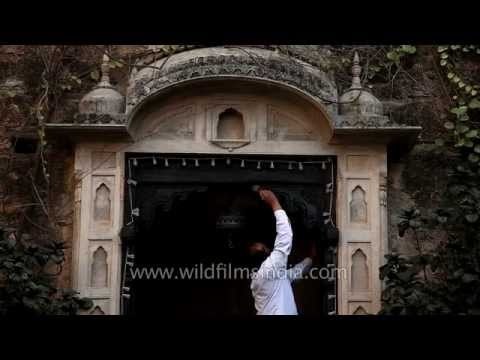 Maintenance work at Neemrana Fort, Rajasthan