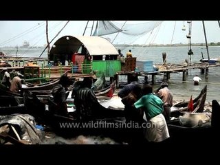 Chinese fishing nets of Fort Cochin