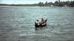 Fishermen fishing on Arabian sea