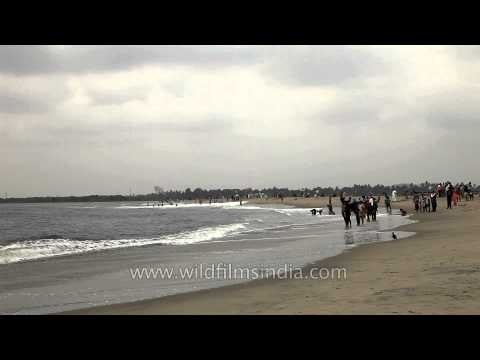 Visitors enjoying at Fort Kochi beach