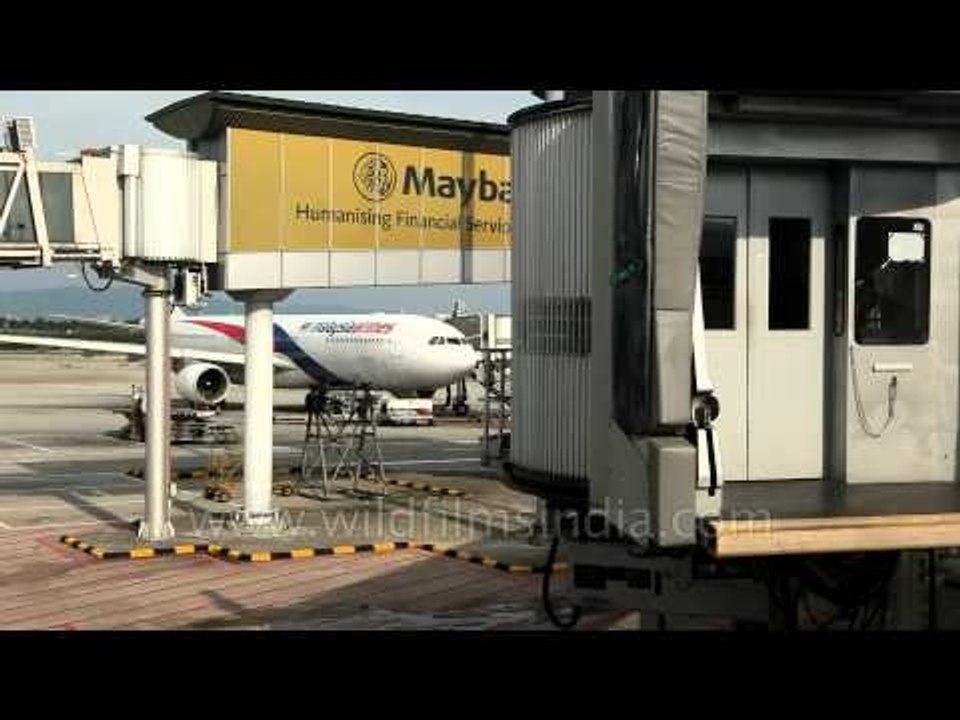 On the tarmac of Kuala Lumpur International Airport, Malaysia