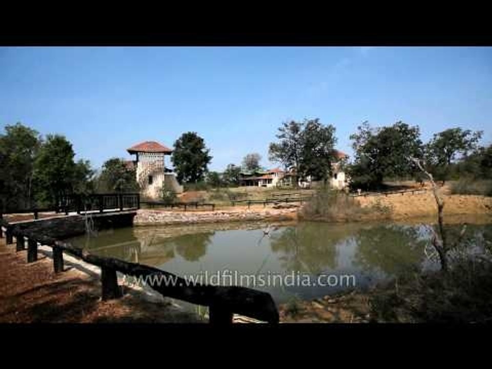 View of cottage inside the Satpura Denwa backwater escape