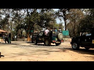 Main entrance gate of Kanha National Park