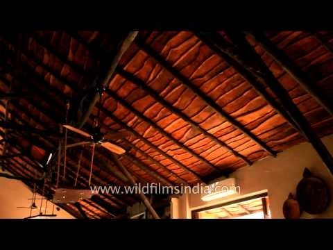 Kanha Earth Lodge architecture inspired by Gond tribal village