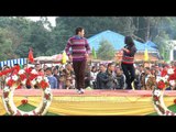 Mizo youth dancing on a gospel song at Thalfavang Kut