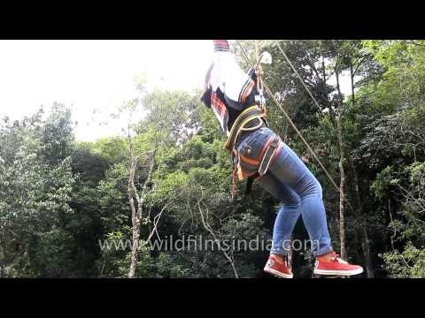 Visitors having fun at the Mini children park , Reiek village - Aizwal