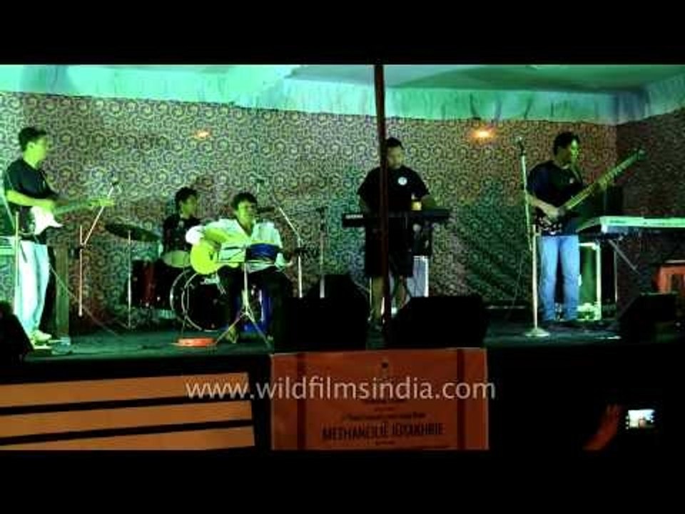 Methaneilie Jutakhrie performing a Tenyidie song at AKD Peace Concert