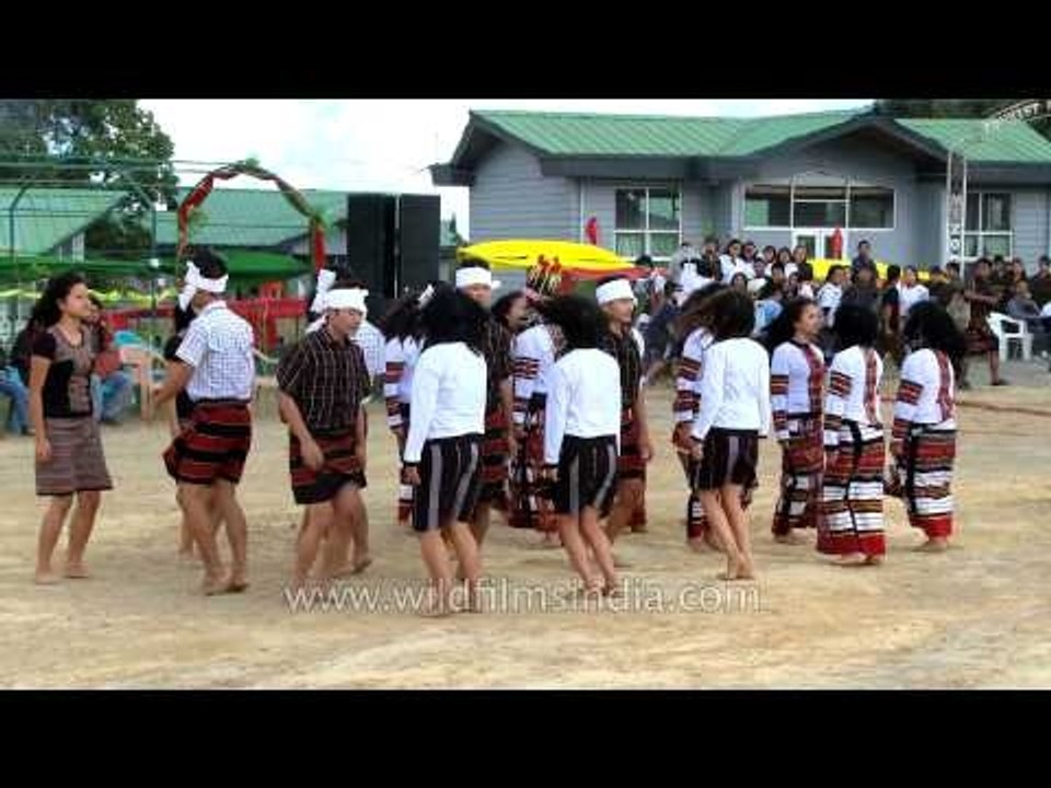 Chailam dance of the Mizos