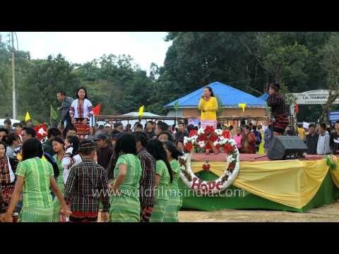 Chheihlam dance performed at Thalfavang kut