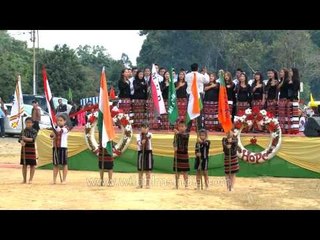 Melodious choir song presented by Mizo youth