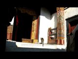 The entrance of Goempa(temple) in Punakha Dzong, Bhutan