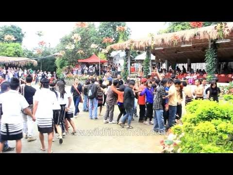 Chailam dance performed during the Anthurium Festival