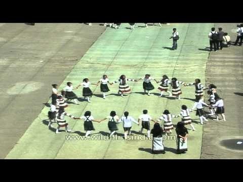 Mass Ring a ring o roses performed at Assam Rifle ground, Mizoram