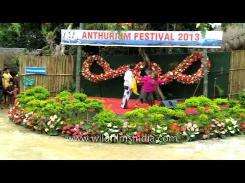 Funny Mizo cross- dresser dancing on Bollywood tunes