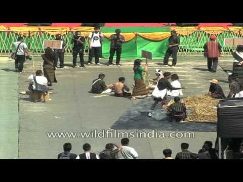 Showcasing Mizo lifestyle at Chapchar kut Festival