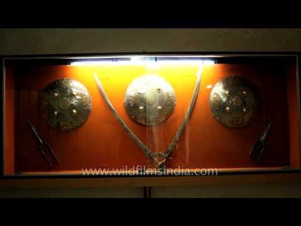 War weapons displayed at Maharana Pratap Museum - Udaipur