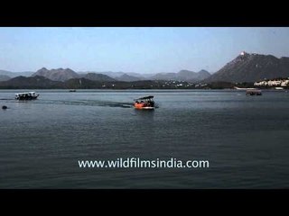 Panoramic view of Lake Pichola