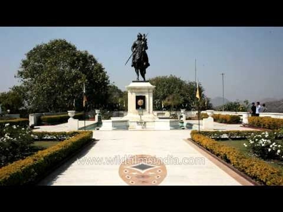 Statue of Maharana Pratap and Chetak at Udaipur, Rajasthan