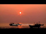 Sunset at Frasergunj- Time lapse