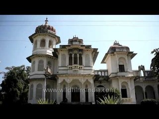 Public library or Saraswati Bhawan at Gulab Bagh - Udaipur