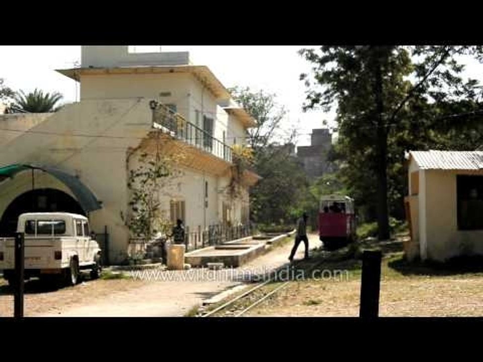 Aravali Express toy train - Gulab Bagh, Udaipur