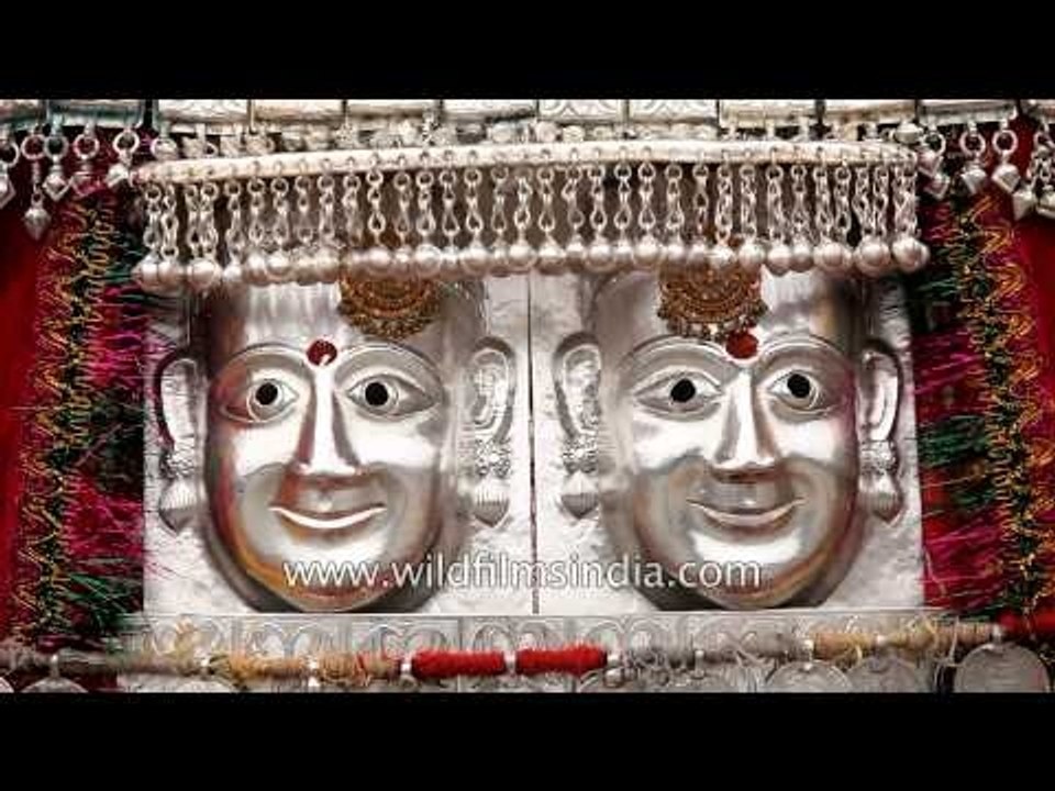 Idol of Maa Mansa Devi during Maha Shivratri at Mandi, Himachal Pradesh