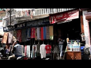 Shop selling colorful clothes at Udaipur, Rajasthan