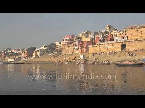 Early morning boat ride through the holy water of river Ganges