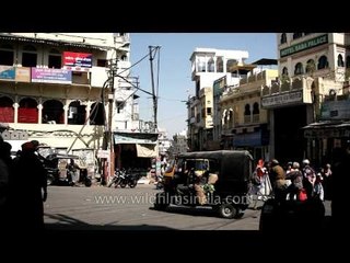 School girls walking down the streets of Udaipur