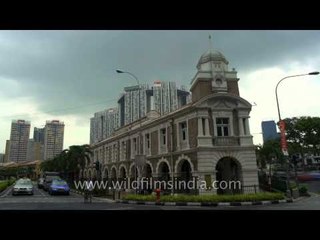 Chinatown Singapore in time lapse