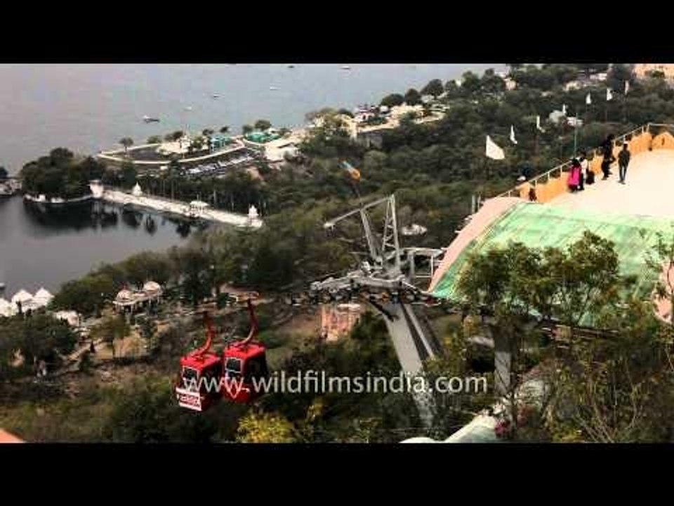 Cable car ride, Udaipur