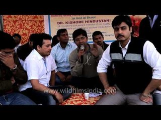 Speech by Dr. Kishore Hindustani during doctors protest in India