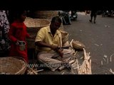 Local basket shop of Udaipur