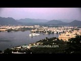 View of Udaipur city from top