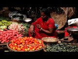 Local greens in the market of Udaipur
