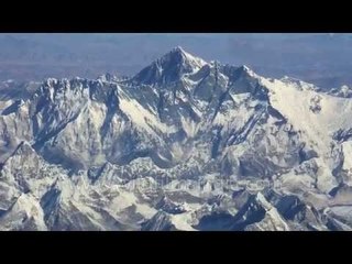 Lovely aerial view of Mt. Everest