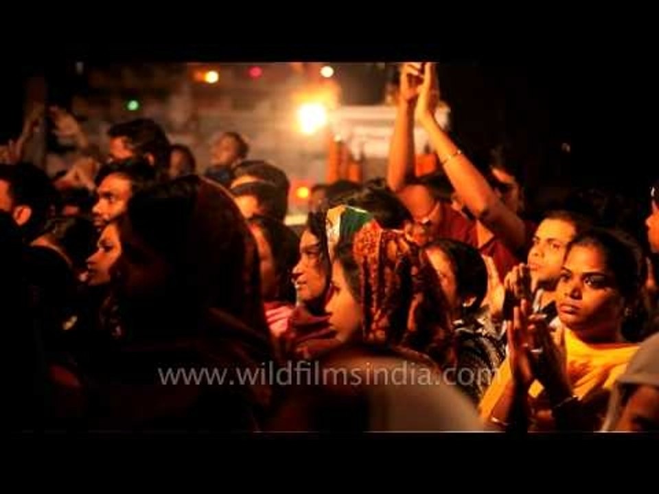 Pandits reciting religious mantras during Shiv Raatri